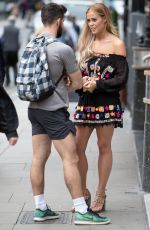 CHLOE MEADOWS Out and About in London 09/05/2017