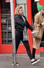 CHLOE MORETZ and MAIKA MONROE Out in Dublin 09/11/2017