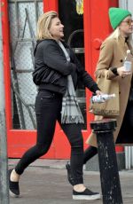 CHLOE MORETZ and MAIKA MONROE Out in Dublin 09/11/2017