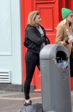 CHLOE MORETZ and MAIKA MONROE Out in Dublin 09/11/2017