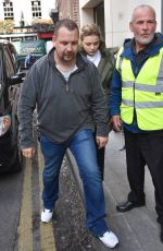 CHLOE MORETZ Arrives on the Set of The Widow in Dublin 09/18/2017