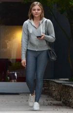 CHLOE MORETZ Leaves Hair Salon in Los Angeles 09/01/2017
