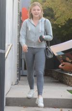 CHLOE MORETZ Leaves Hair Salon in Los Angeles 09/01/2017