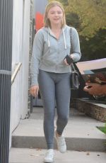 CHLOE MORETZ Leaves Hair Salon in Los Angeles 09/01/2017