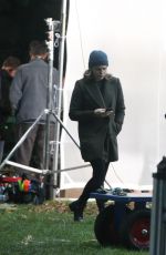 CHLOE MORETZ on the Set of The Widow in Dublin 09/14/2017