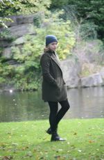 CHLOE MORETZ on the Set of The Widow in Dublin 09/14/2017
