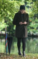 CHLOE MORETZ on the Set of The Widow in Dublin 09/14/2017
