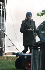 CHLOE MORETZ on the Set of The Widow in Dublin 09/14/2017
