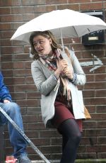 CHLOE MORETZ on the Set of The Widow in Dublin 09/15/2017