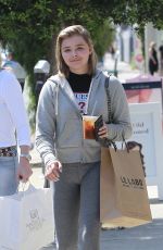 CHLOE MORETZ Shopping for Perfume at Le Labo in Los Angeles 09/02/2017