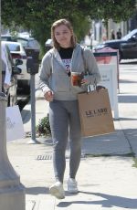 CHLOE MORETZ Shopping for Perfume at Le Labo in Los Angeles 09/02/2017
