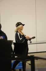 CHRISTINA AGUILERA at LAX AIrport in Los Angeles 09/03/2017