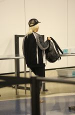 CHRISTINA AGUILERA at LAX AIrport in Los Angeles 09/03/2017
