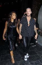 CHRISTINA MILIAN and Matt Pokora Celebrates Christina Birthday at Beauty & Essex in Los Angeles 09/26/2017