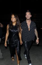 CHRISTINA MILIAN and Matt Pokora Celebrates Christina Birthday at Beauty & Essex in Los Angeles 09/26/2017