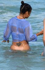 CHRISTINA MILIAN at a Beach in Miami 08/31/2017