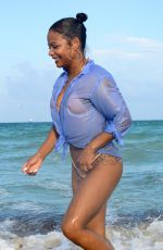 CHRISTINA MILIAN at a Beach in Miami 08/31/2017
