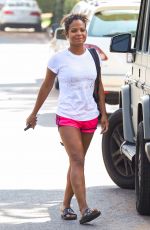 CHRISTINA MILIAN in Shorts Out and About in Studio City 09/08/2017