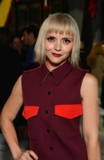 CHRISTINA RICCI at Calvin Klein Fashion Show at New York Fashion Week 09/07/2017