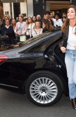 CINDY CRAWFORD Arrives at Colettes Book Store in Paris 09/30/2017