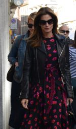 CINDY CRAWFORD Out and About in Milan 09/21/2017