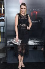 CLARE GRANT at It Premiere in Los Angeles 09/05/2017