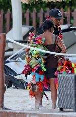 CORINNE OLYMPIOS on the Beach in Tulum 09/14/2017
