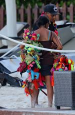 CORINNE OLYMPIOS on the Beach in Tulum 09/14/2017
