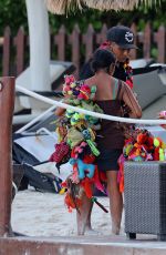 CORINNE OLYMPIOS on the Beach in Tulum 09/14/2017