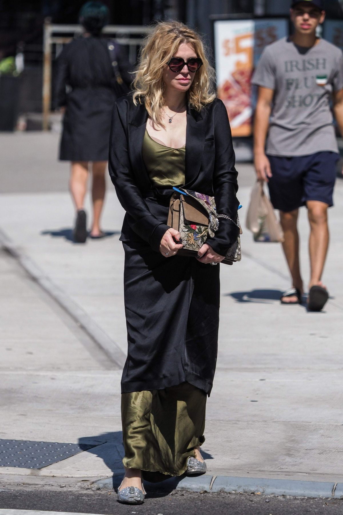 COURTNEY LOVE Out and About in New York 09/14/2017 – HawtCelebs