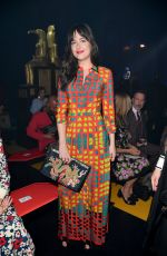 DAKOTA JOHNSON at Gucci Fashion Show at Milan Fashion Week 09/20/2017