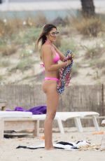DANIELA OSPINA in Bikini at a Beach in Ibiza 08/28/2017