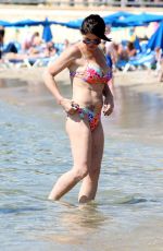 DANIELLA WESTBROOK in Bikini on the Beach in Ibiza 09/18/2017