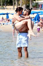 DANIELLA WESTBROOK in Bikini on the Beach in Ibiza 09/18/2017