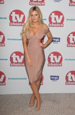 DANIELLE SELLERS at TV Choice Awards in London 09/04/2017