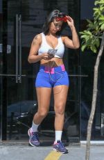 DEBORAH DUNHILL in Shorts Out in Sao Paulo 08/31/2017