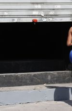 DEBORAH DUNHILL in Shorts Out in Sao Paulo 08/31/2017