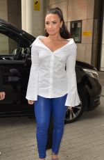 DEMI LOVATO Arrives at BBC Studios in London 09/27/2017