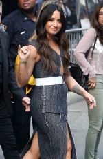 DEMI LOVATO Arrives at Godd Morning America in New York 09/05/2017