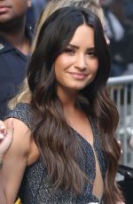 DEMI LOVATO Arrives at Godd Morning America in New York 09/05/2017