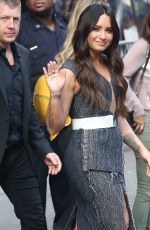 DEMI LOVATO Arrives at Godd Morning America in New York 09/05/2017