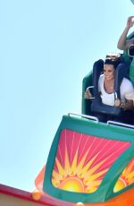 DEMI LOVATO at Disneyland in Anaheim 09/10/2017