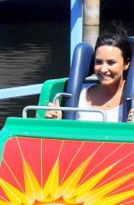 DEMI LOVATO at Disneyland in Anaheim 09/10/2017