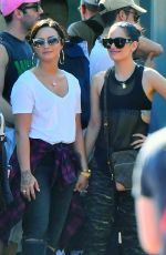 DEMI LOVATO at Disneyland in Anaheim 09/10/2017