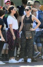 DEMI LOVATO at Disneyland in Anaheim 09/10/2017