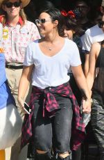 DEMI LOVATO at Disneyland in Anaheim 09/10/2017