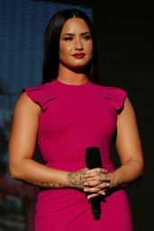 DEMI LOVATO at Global Citizen Festival in New York 09/23/2017