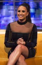 DEMI LOVATO at Jonathan Ross Show in London 09/27/2017