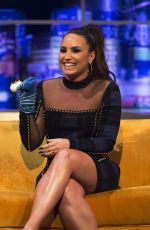 DEMI LOVATO at Jonathan Ross Show in London 09/27/2017
