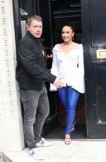 DEMI LOVATO at Kiss FM Studios in London 09/27/2017